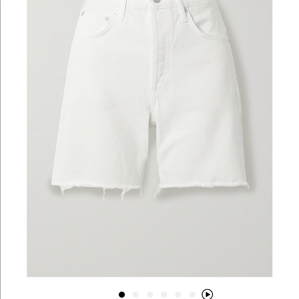 Agolde rumi denim shorts